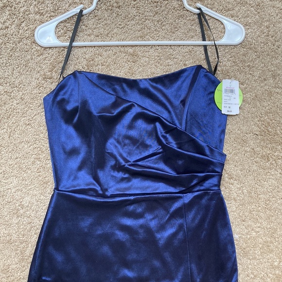 Navy Floor Length Gown event ready - Picture 3 of 4